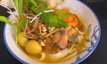 Cách nấu mì Quảng ếch