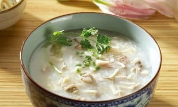 Cách nấu cháo ếch cho bé